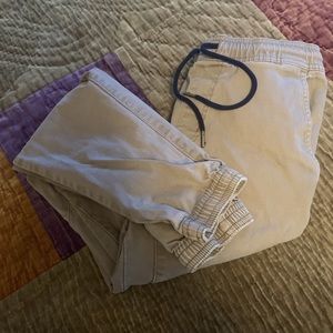 Charles and a Half Tan Kaki Joggers